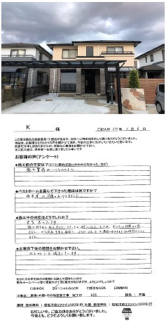 Ｋ　様　　小倉北区篠崎