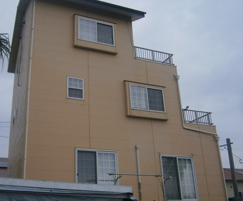    ▽福津市渡　　Ａ様邸　　　〈屋根・外壁塗装工事〉
