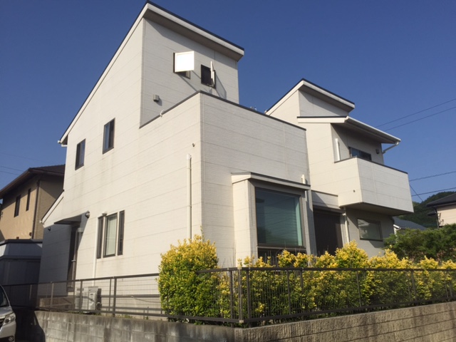      ▽福岡市東区香椎台　　Ｙ様邸　　　〈屋根・外壁塗装工事〉