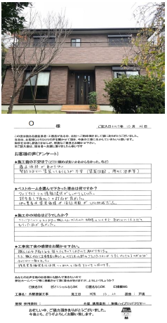 Ｏ　様　　八幡東区八王寺町